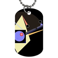 Construction Dog Tag (two Sides) by Valentinaart