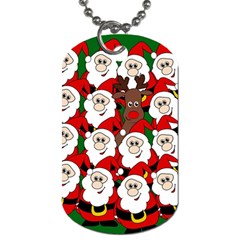 Did You See Rudolph? Dog Tag (one Side) by Valentinaart