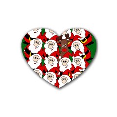 Did You See Rudolph? Heart Coaster (4 Pack) 