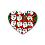 Did you see Rudolph? Heart Coaster (4 pack)  Front