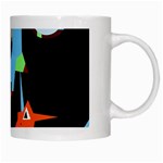 Abstract composition  White Mugs Right