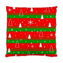 Xmas Pattern Standard Cushion Case (two Sides) by Valentinaart