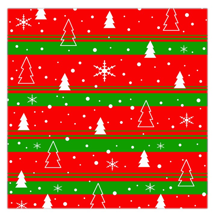 Xmas pattern Large Satin Scarf (Square)