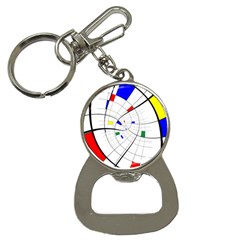 Swirl Grid With Colors Red Blue Green Yellow Spiral Bottle Opener Key Chains by designworld65