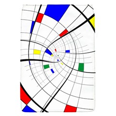 Swirl Grid With Colors Red Blue Green Yellow Spiral Flap Covers (s)  by designworld65