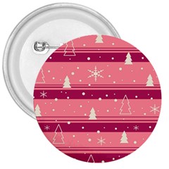 Pink Xmas 3  Buttons by Valentinaart