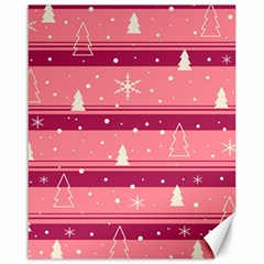 Pink Xmas Canvas 16  X 20   by Valentinaart