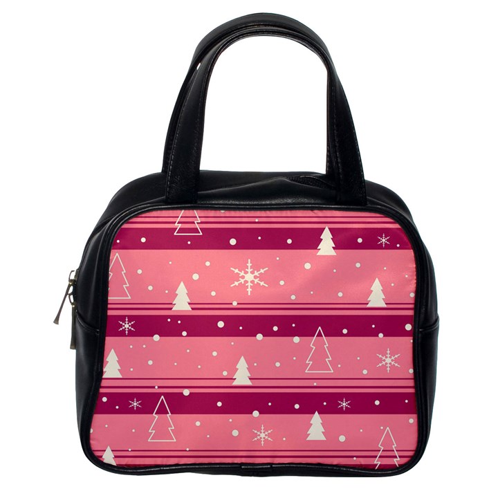 Pink Xmas Classic Handbags (One Side)