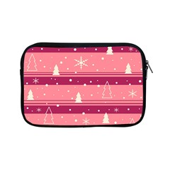 Pink Xmas Apple Ipad Mini Zipper Cases by Valentinaart