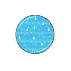 Blue Xmas Hat Clip Ball Marker (10 Pack) by Valentinaart