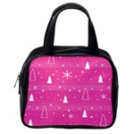 Magenta Xmas Classic Handbags (2 Sides) Back