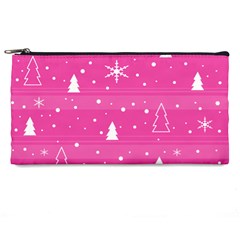 Magenta Xmas Pencil Cases by Valentinaart