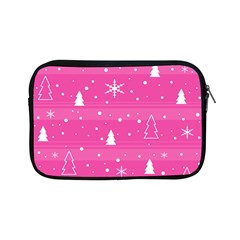 Magenta Xmas Apple Ipad Mini Zipper Cases by Valentinaart