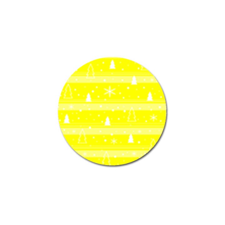 Yellow Xmas Golf Ball Marker (4 pack)