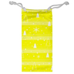 Yellow Xmas Jewelry Bags by Valentinaart