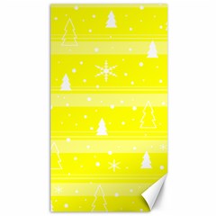 Yellow Xmas Canvas 40  X 72   by Valentinaart