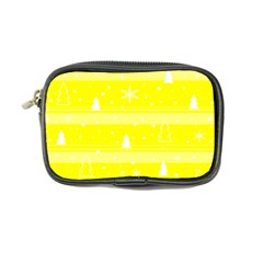 Yellow Xmas Coin Purse by Valentinaart