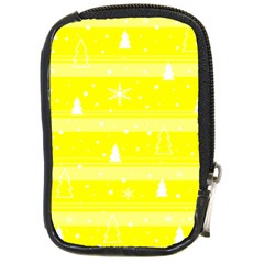 Yellow Xmas Compact Camera Cases by Valentinaart