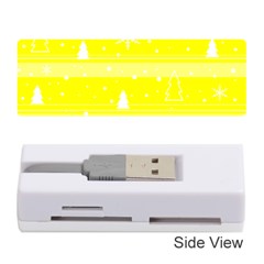 Yellow Xmas Memory Card Reader (stick)  by Valentinaart