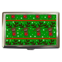 Reindeer Pattern Cigarette Money Cases by Valentinaart