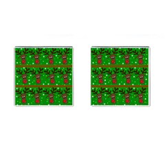 Reindeer Pattern Cufflinks (square) by Valentinaart