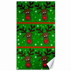 Reindeer Pattern Canvas 40  X 72   by Valentinaart