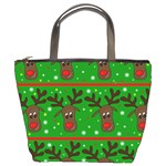 Reindeer pattern Bucket Bags Front