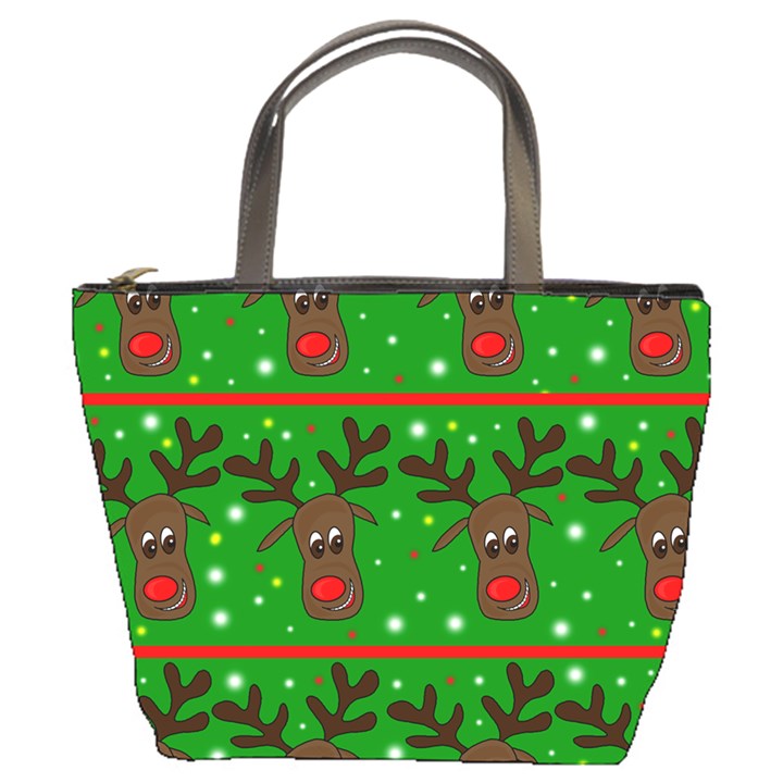 Reindeer pattern Bucket Bags