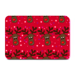 Reindeer Xmas Pattern Plate Mats by Valentinaart