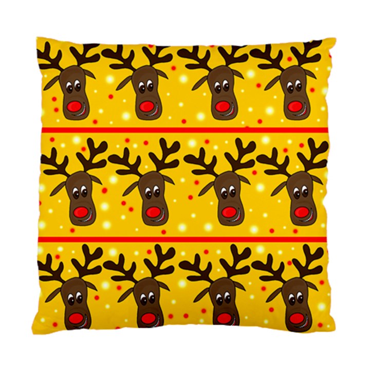 Christmas reindeer pattern Standard Cushion Case (Two Sides)