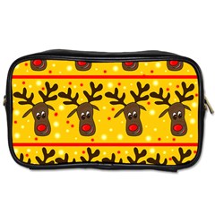 Christmas reindeer pattern Toiletries Bags