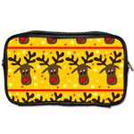 Christmas reindeer pattern Toiletries Bags Front