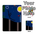 Abstract night landscape Multi-purpose Cards (Rectangle)  Back 41