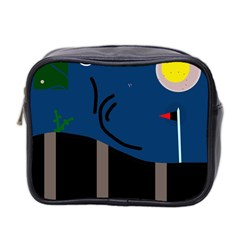 Abstract Night Landscape Mini Toiletries Bag 2-side by Valentinaart