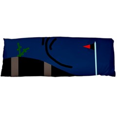 Abstract Night Landscape Body Pillow Case Dakimakura (two Sides) by Valentinaart