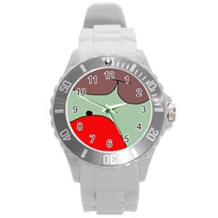 Nature Round Plastic Sport Watch (l) by Valentinaart