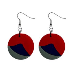 Decorative Design Mini Button Earrings