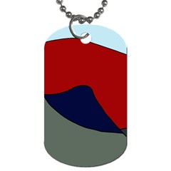 Decorative Design Dog Tag (one Side) by Valentinaart