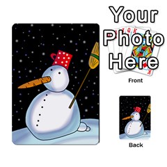 Lonely Snowman Multi-purpose Cards (rectangle)  by Valentinaart