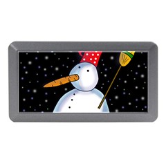 Lonely Snowman Memory Card Reader (mini) by Valentinaart