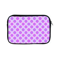 Pastel Pink Mod Circles Apple iPad Mini Zipper Cases