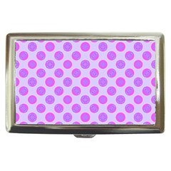 Pastel Pink Mod Circles Cigarette Money Cases