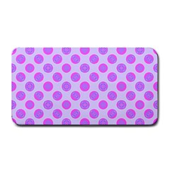 Pastel Pink Mod Circles Medium Bar Mats