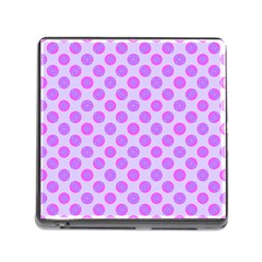 Pastel Pink Mod Circles Memory Card Reader (Square)