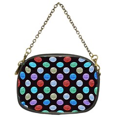 Death Star Polka Dots In Multicolour Chain Purses (one Side)  by fashionnarwhal