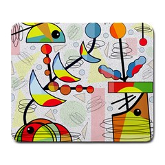 Happy Day Large Mousepads by Valentinaart