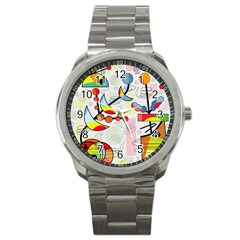 Happy Day Sport Metal Watch by Valentinaart