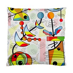 Happy Day Standard Cushion Case (two Sides) by Valentinaart