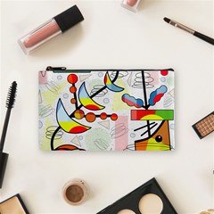 Happy Day Cosmetic Bag (small)  by Valentinaart