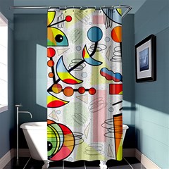 Happy Day Shower Curtain 36  X 72  (stall)  by Valentinaart